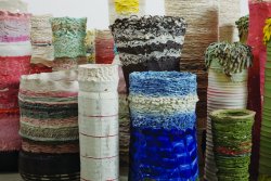 עירית אבא , עבודות קדרות במוזיאון תל אביב (הגדל)