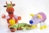 אולה ברונר , עיצוב קרמי וזכוכית (הגדל)