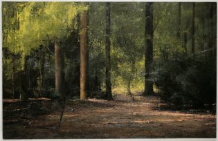 אלדר פרבר , שמן על בד (הגדל)