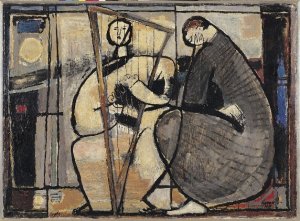 אברהם נתון, דוד ושאול, 1951 (הגדל)