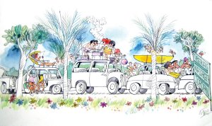 שמואל כץ - טיול בחיק הטבע, 1995 (הגדל)