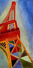 רובר דלוניי, מגדל אייפל, שמן על בד,