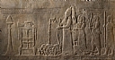 Relief Showing King pouring a LIbation
