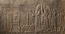 Relief Showing King pouring a LIbation