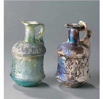 כלי זכוכית נדירים מאוסף שלמה מוסיוף (הגדל)