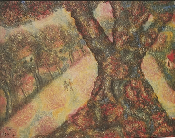 אריה קפלון  "השדרה" 1986 (הגדל)