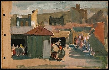 יבגניה גמבורד. שוק, מולדובה. .1944 (הגדל)