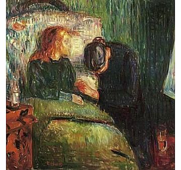 The Sick Child - Edvard Munch, 1885 (הגדל)
