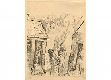 חוזרים מבית הכנסת, 1922 (הגדל)