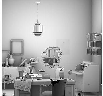 מאיה זק, חדר מגורים I (פרט) 2009 (הגדל)