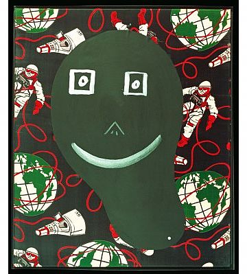 זיגמר פולקה, פולקה כאסטרונאוט, 1968, אוסף פרטי (הגדל)