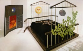 מקס ארנסט, מיטת כלוב ופרגוד