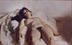 עירום , אמנון דוד ער , שמן על בד