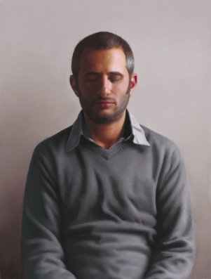 ארם גרשוני , דיוקן עצמי בעיניים עצומות