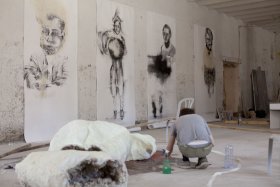 יוסי ברגר , בהכנות לתערוכה