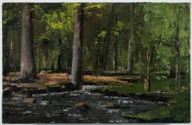 אלדר פרבר , שמן על בד