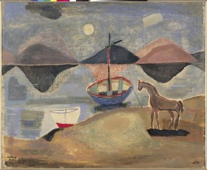 נתון, נוף ליד טבריה, 1951